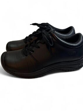 Keen Women's Oxford
Black Leather Work Utility Shoe Oil & Slip Resistant